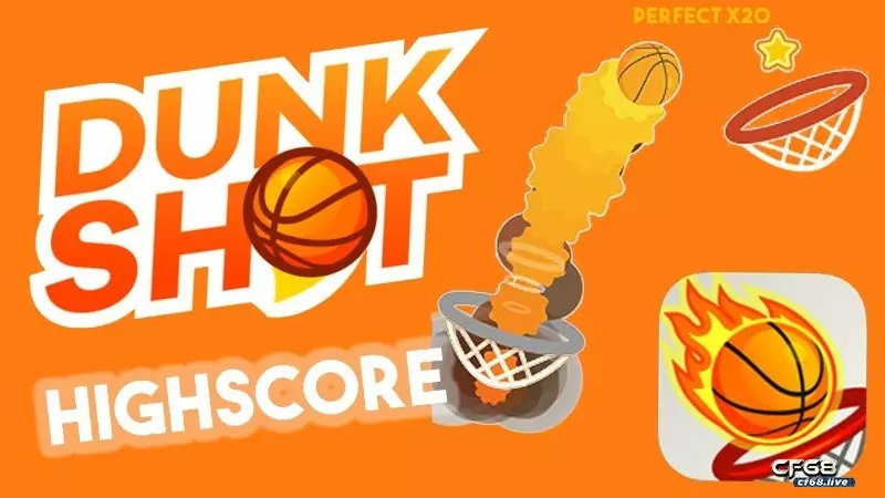 Game bóng rổ offline dunk shot
