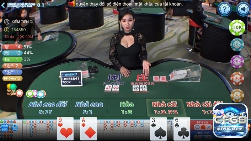 Casino trực tuyến với dealer chia bài là người thật