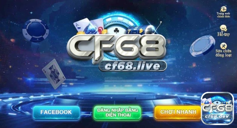 cf68. live là website chính thức của thương hiệu cf68 club