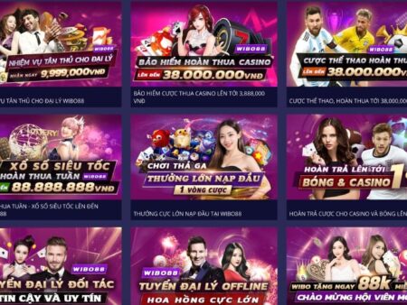 Wibo88: Cổng game giải trí online đỉnh cao hàng đầu Châu Á